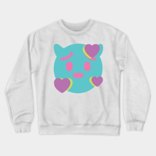 Devil Love Pastel Cute Emoji Crewneck Sweatshirt